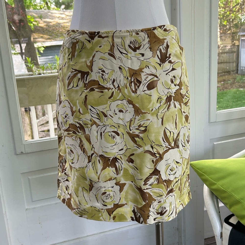 Geoffrey Beane Sport Floral Print Summer Skirt